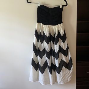 Anthropologie Strapless Dress